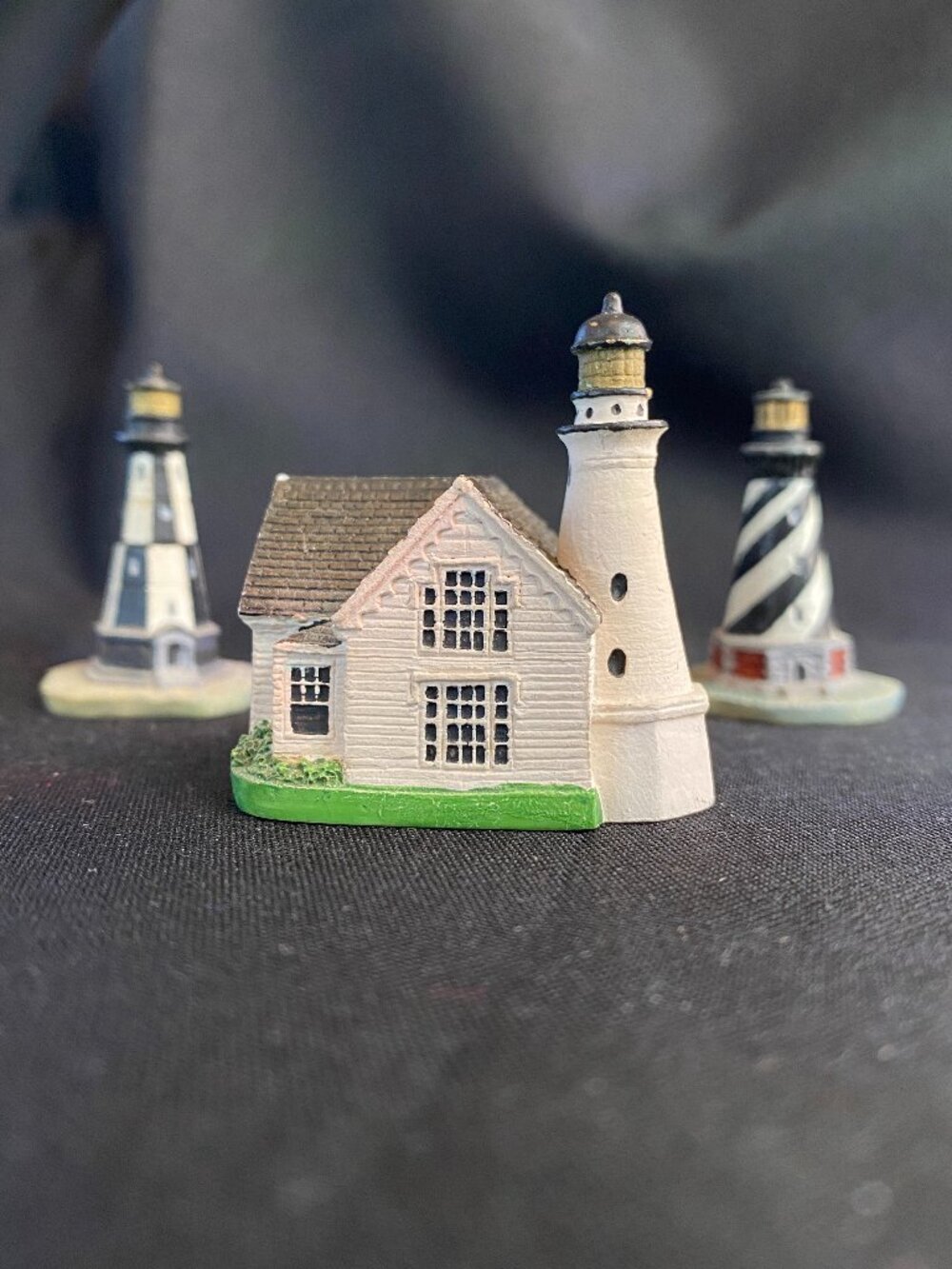 Cape Henry/Cape Elizabeth/Cape Hatteras Lighthouse Thimble Collection by Lenox